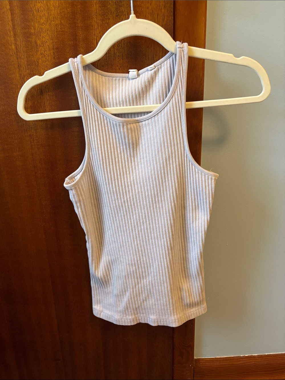 KOTN Ribbed Tank Top in Light Lavender